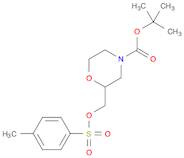 4-Morpholinecarboxylic acid, 2-[[[(4-methylphenyl)sulfonyl]oxy]methyl]-, 1,1-dimethylethyl ester