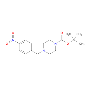 1-Piperazinecarboxylic acid, 4-[(4-nitrophenyl)methyl]-, 1,1-dimethylethyl ester