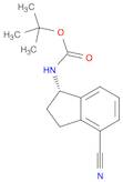 Carbamic acid, N-[(1S)-4-cyano-2,3-dihydro-1H-inden-1-yl]-, 1,1-dimethylethyl ester