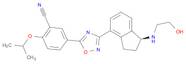 Benzonitrile, 5-[3-[(1S)-2,3-dihydro-1-[(2-hydroxyethyl)amino]-1H-inden-4-yl]-1,2,4-oxadiazol-5-...