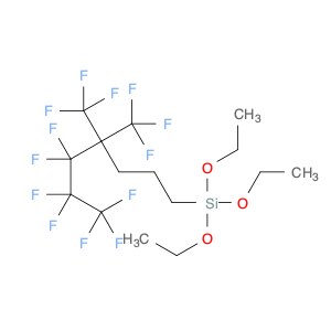 Silane, triethoxy[5,5,6,6,7,7,7-heptafluoro-4,4-bis(trifluoromethyl)heptyl]-