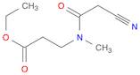 β-Alanine, N-(2-cyanoacetyl)-N-methyl-, ethyl ester