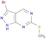 1H-Pyrazolo[3,4-d]pyrimidine, 3-bromo-6-(methylthio)-