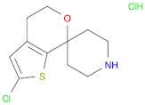 Spiro[piperidine-4,7'-[7H]thieno[2,3-c]pyran], 2'-chloro-4',5'-dihydro-, hydrochloride (1:1)