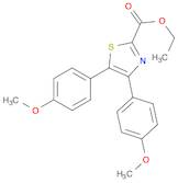 2-Thiazolecarboxylic acid, 4,5-bis(4-methoxyphenyl)-, ethyl ester