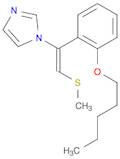 1H-Imidazole, 1-[(1E)-2-(methylthio)-1-[2-(pentyloxy)phenyl]ethenyl]-