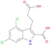 1H-Indole-3-propanoic acid, 2-carboxy-4,6-dichloro-