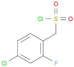 Benzenemethanesulfonyl chloride, 4-chloro-2-fluoro-