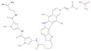 6H-Oxazolo[4,5-g]pyrido[4,3-b]carbazolium, 2-[5-[[5-[[[5-[[(3-amino-3-iminopropyl)amino]carbonyl]-…