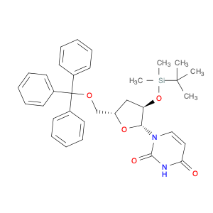 Uridine, 3'-deoxy-2'-O-[(1,1-dimethylethyl)dimethylsilyl]-5'-O-(triphenylmethyl)-