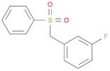 Benzene, 1-fluoro-3-[(phenylsulfonyl)methyl]-