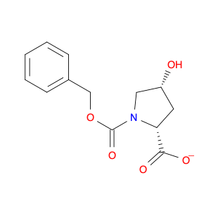 1,2-Pyrrolidinedicarboxylic acid, 4-hydroxy-, 1-(phenylmethyl) ester, (2R,4R)-