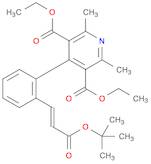 3,5-Pyridinedicarboxylic acid, 4-[2-[(1E)-3-(1,1-dimethylethoxy)-3-oxo-1-propen-1-yl]phenyl]-2,6-d…