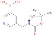 Carbamic acid, N-[(5-borono-3-pyridinyl)methyl]-, 1,1-dimethylethyl ester