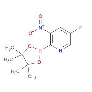 Pyridine, 5-fluoro-3-nitro-2-(4,4,5,5-tetramethyl-1,3,2-dioxaborolan-2-yl)-