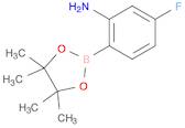 Benzenamine, 5-fluoro-2-(4,4,5,5-tetramethyl-1,3,2-dioxaborolan-2-yl)-