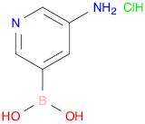 Boronic acid, B-(5-amino-3-pyridinyl)-, hydrochloride (1:1)