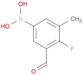 Boronic acid, B-(4-fluoro-3-formyl-5-methylphenyl)-