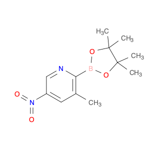 Pyridine, 3-methyl-5-nitro-2-(4,4,5,5-tetramethyl-1,3,2-dioxaborolan-2-yl)-