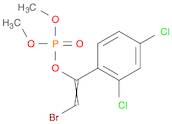 Phosphoric acid, 2-bromo-1-(2,4-dichlorophenyl)ethenyl dimethyl ester