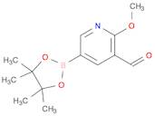 3-Pyridinecarboxaldehyde, 2-methoxy-5-(4,4,5,5-tetramethyl-1,3,2-dioxaborolan-2-yl)-