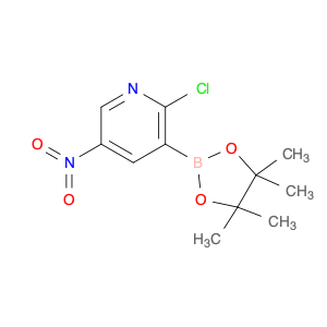 Pyridine, 2-chloro-5-nitro-3-(4,4,5,5-tetramethyl-1,3,2-dioxaborolan-2-yl)-