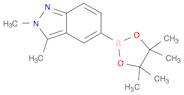 2H-Indazole, 2,3-dimethyl-5-(4,4,5,5-tetramethyl-1,3,2-dioxaborolan-2-yl)-