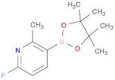 Pyridine, 6-fluoro-2-methyl-3-(4,4,5,5-tetramethyl-1,3,2-dioxaborolan-2-yl)-