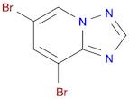 [1,2,4]Triazolo[1,5-a]pyridine, 6,8-dibromo-