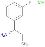 Benzenemethanamine, α-ethyl-3-fluoro-, hydrochloride (1:1), (αS)-