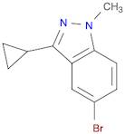 1H-Indazole, 5-bromo-3-cyclopropyl-1-methyl-