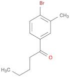 1-Pentanone, 1-(4-bromo-3-methylphenyl)-