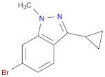 1H-Indazole, 6-bromo-3-cyclopropyl-1-methyl-