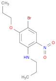 Benzenamine, 4-bromo-2-nitro-5-propoxy-N-propyl-