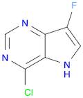 5H-Pyrrolo[3,2-d]pyrimidine, 4-chloro-7-fluoro-