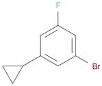 Benzene, 1-bromo-3-cyclopropyl-5-fluoro-