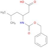 Hexanoic acid, 5-methyl-3-[[(phenylmethoxy)carbonyl]amino]-