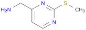 4-Pyrimidinemethanamine, 2-(methylthio)-