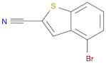 Benzo[b]thiophene-2-carbonitrile, 4-bromo-