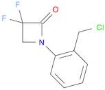 2-Azetidinone, 1-[2-(chloromethyl)phenyl]-3,3-difluoro-