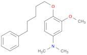 Benzenamine, 3-methoxy-N,N-dimethyl-4-[(5-phenylpentyl)oxy]-