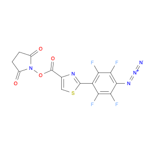 4-Thiazolecarboxylic acid, 2-(4-azido-2,3,5,6-tetrafluorophenyl)-, 2,5-dioxo-1-pyrrolidinyl ester