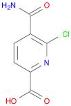 2-Pyridinecarboxylic acid, 5-(aminocarbonyl)-6-chloro-