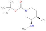 1-Piperidinecarboxylic acid, 4-methyl-3-(methylamino)-, 1,1-dimethylethyl ester, (3R,4R)-