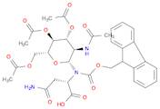 L-Asparagine, N2-[(9H-fluoren-9-ylmethoxy)carbonyl]-N-[3,4,6-tri-O-acetyl-2-(acetylamino)-2-deoxy-…