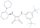 3-Cyclobutene-1,2-dione, 3-[[3,5-bis(trifluoromethyl)phenyl]amino]-4-[[(1S,2S)-2-(1-piperidinyl)cy…