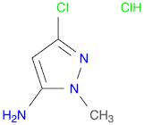 1H-Pyrazol-5-amine, 3-chloro-1-methyl-, hydrochloride (1:1)