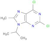 9H-Purine, 2,6-dichloro-8-methyl-9-(1-methylethyl)-