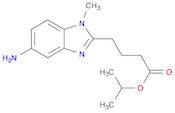 1H-Benzimidazole-2-butanoic acid, 5-amino-1-methyl-, 1-methylethyl ester