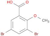 Benzoic acid, 3,5-dibromo-2-methoxy-